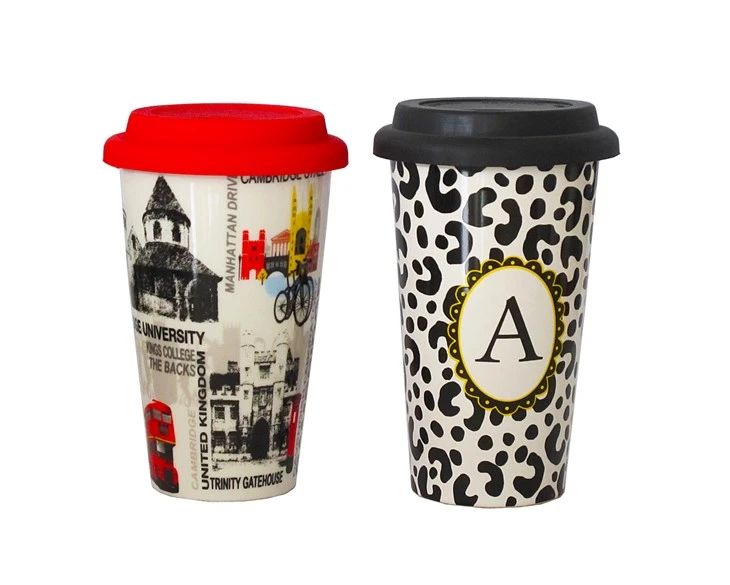 Ceramic Coffee Mug With Silicone Lid manufacturers