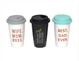 Kev Xaiv Tshiab Rau Cov Dej Haus: Ceramic Mug Nrog Lub hau, Dustproof Thiab I...